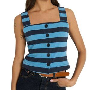 Nation Los Angeles NWOT Joni Tank In Rugby Stripe Size XL